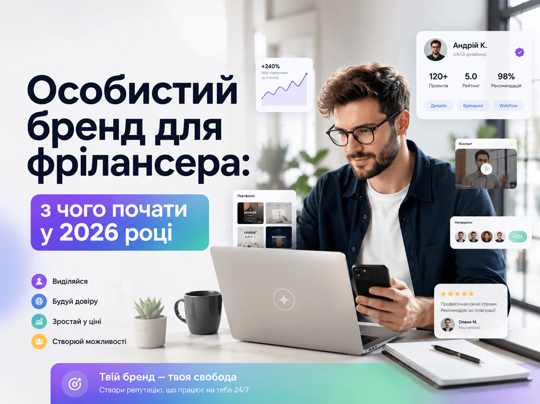Особистий бренд для фрілансера: з чого почати у 2026 році